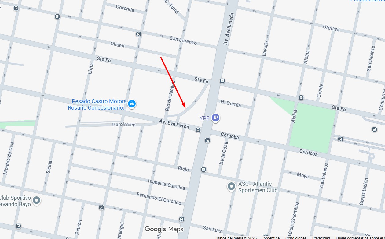 Galpón comercial financiado en Rosario - Ubicacion